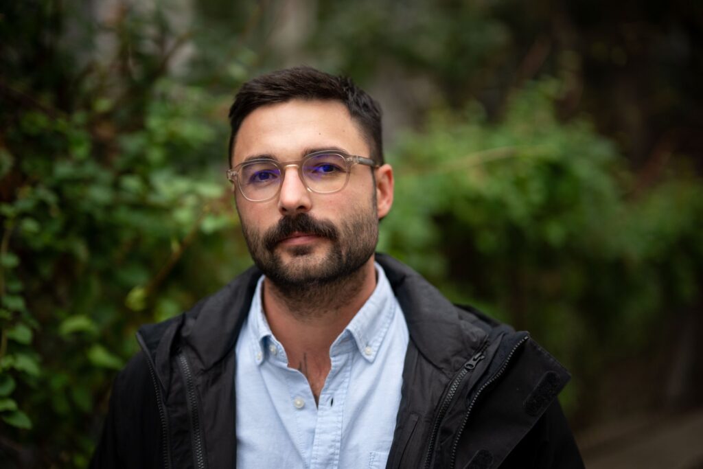 Odborník na protidrogovú politiku a ľudské práva Jakub Popík. Foto: Denník N - Vladimír Šimíček
