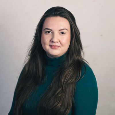 Terénna pracovníčka Nikoleta Bedušová z občianskeho združenia Odyseus. Zdroj: archív Nikolety Bedušovej